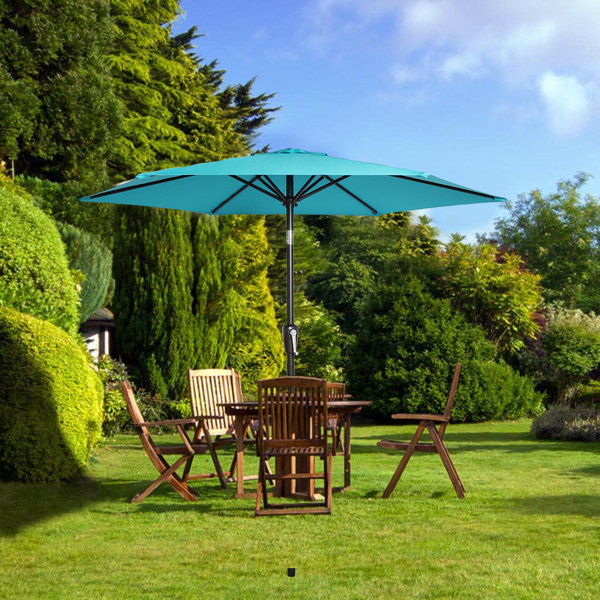 Arlmont & Co. Patio Umbrellas, 11 ft Aluminum Cantilever Offset with